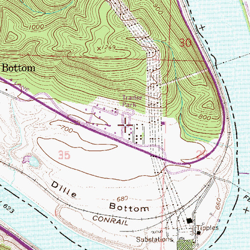 Topographic Map of Haven On The Ohio Park, OH