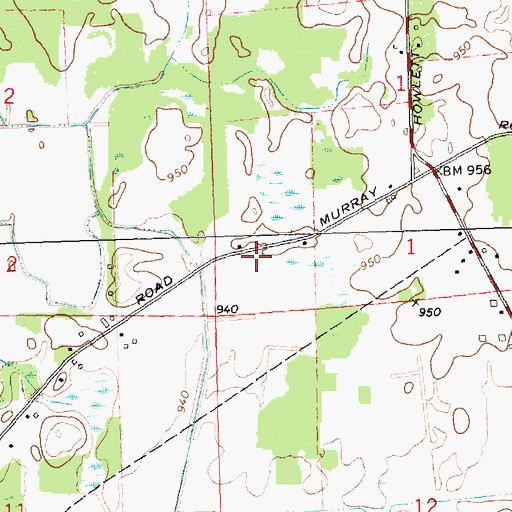 Topographic Map of Holy Bible Church of God, MI