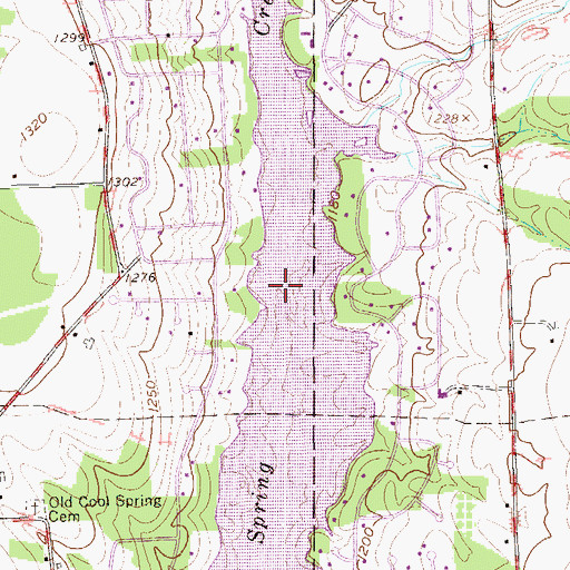 Topographic Map of Lake Latonka Census Designated Place, PA