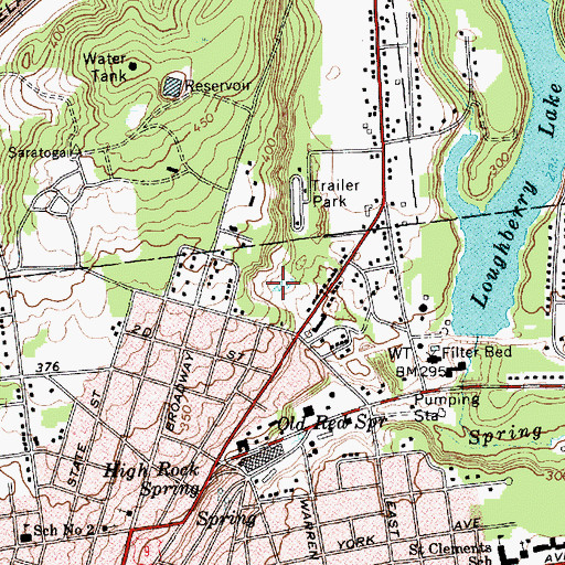 Topographic Map of Maple Avenue Quarry, NY