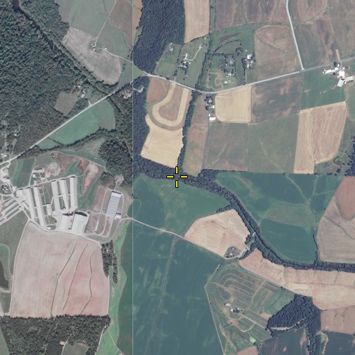 Aerial/Satellite Image of Bush Horner Branch, PA