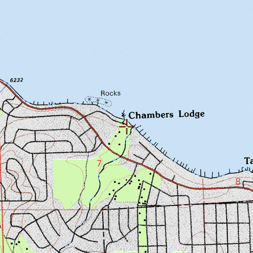 Topographic Map of McKinney Creek, CA