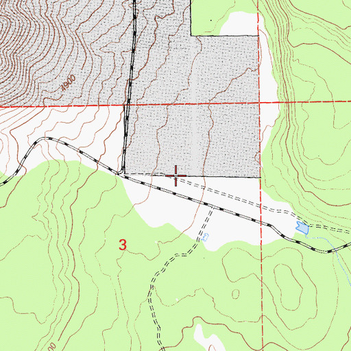 Topographic Map of McNeil Ranch, CA