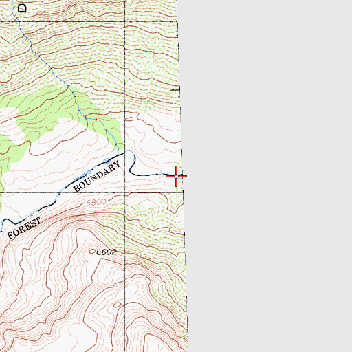 Topographic Map of Meadow Creek, CA