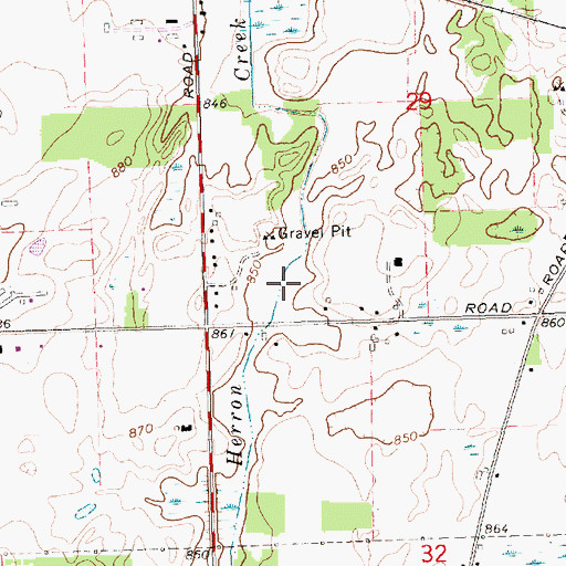 Topographic Map of College Fields Golf Club, MI