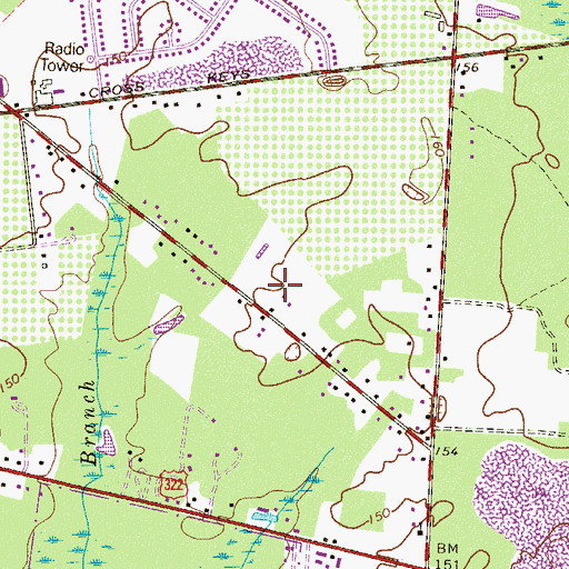 Topographic Map of Muth Family Farm, NJ