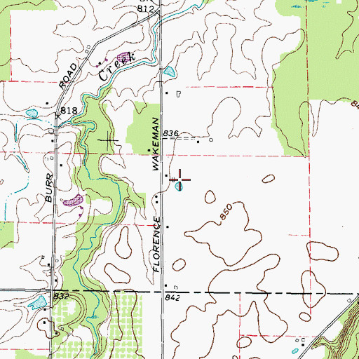 Topographic Map of Coultrips Dairy Farm, OH