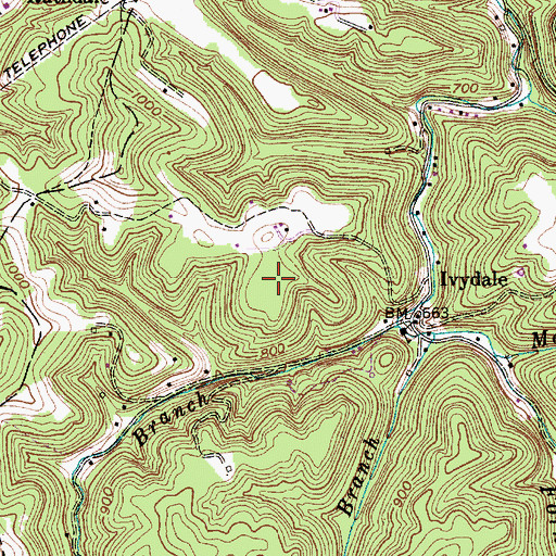 Topographic Map of South Central Regional Jail, WV