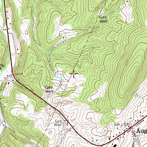 Topographic Map of Potomac Highlands Regional Jail, WV