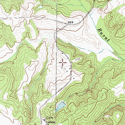 Topographic Map of Dogwood Ridge Farm, SC