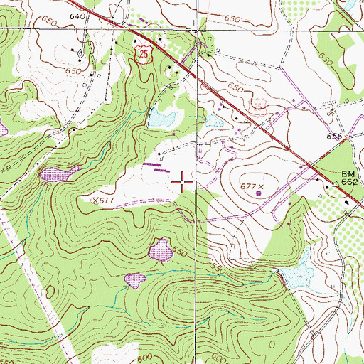 Topographic Map of Cooks Poultry Farm, SC