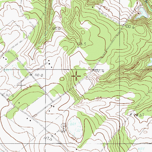 Topographic Map of Seven Oaks Poultry Farm, SC