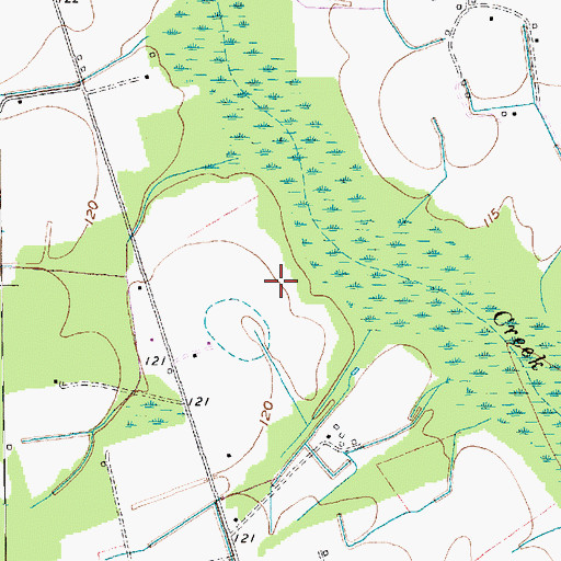 Topographic Map of C and M Hog Farm, SC