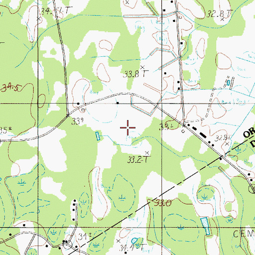 Topographic Map of Jaques Dairy, SC