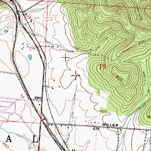 Topographic Map of Pike Sanitation Landfill, OH