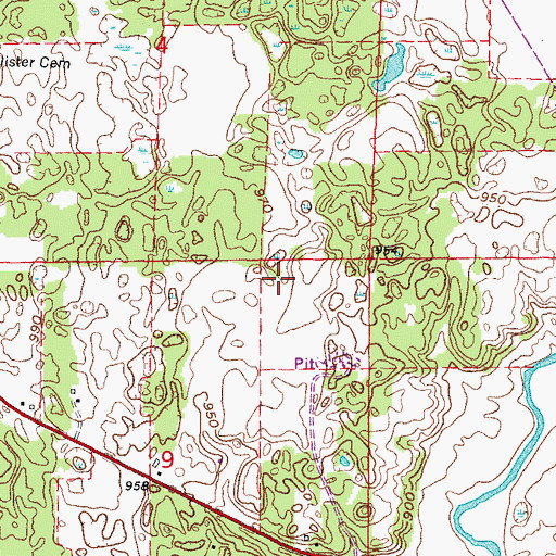 Topographic Map of Mallard Lake Recycling and Disposal Facility, WI