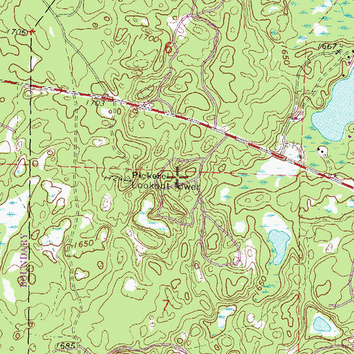 Topographic Map of Highway G Landfill and Waste Processing Facility, WI