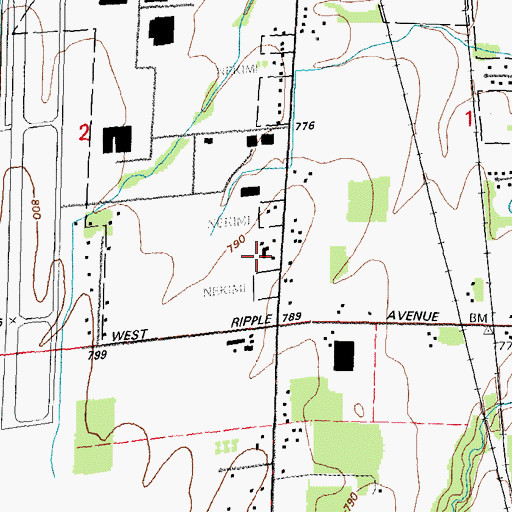 Topographic Map of Fox Valley Technical College FABTECH Education Center, WI