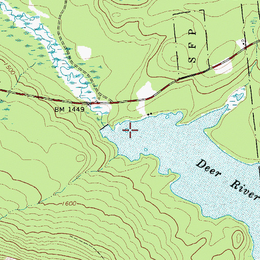 Topographic Map of Wrights Island, NY