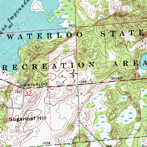 Topographic Map of John Cassidy House Historical Marker, MI