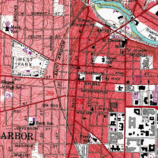 Topographic Map of Michigan Becomes a State Historical Marker, MI