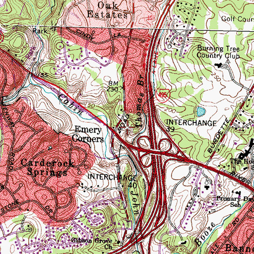 Topographic Map of Stoneyhurst Quarry Number 3, MD