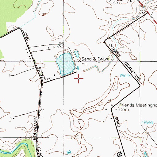 Topographic Map of Tarburton Pit, DE