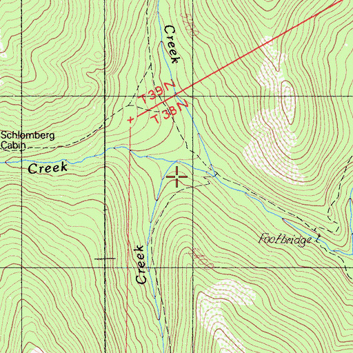 Topographic Map of Milk Ranch Creek, CA
