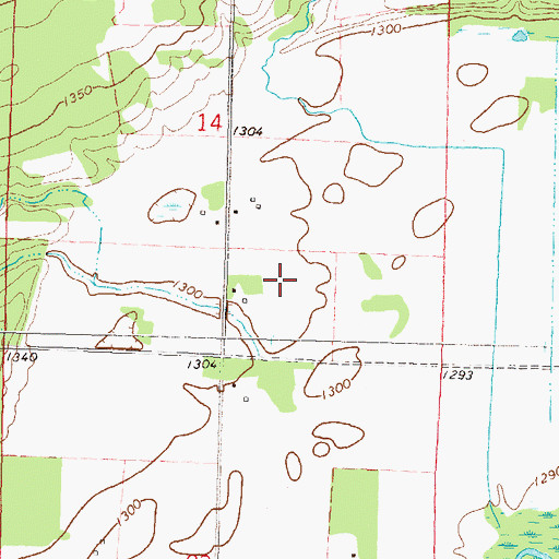 Topographic Map of Carman Berry Farm, MN