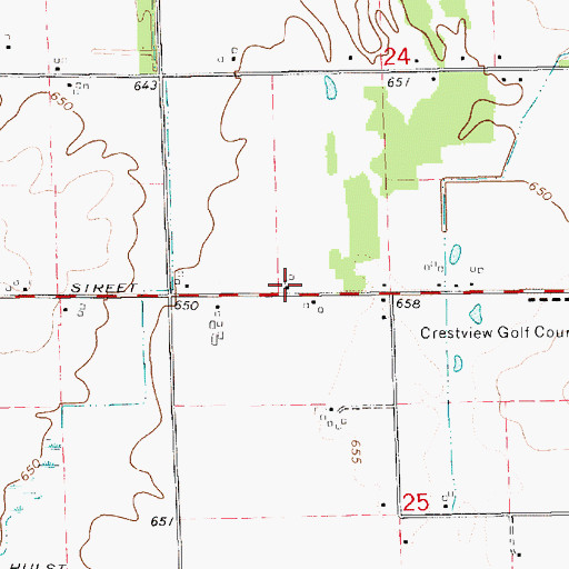 Topographic Map of Olive Township Fire and Rescue, MI