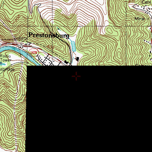 Topographic Map of Trans Star Ambulance Service, KY