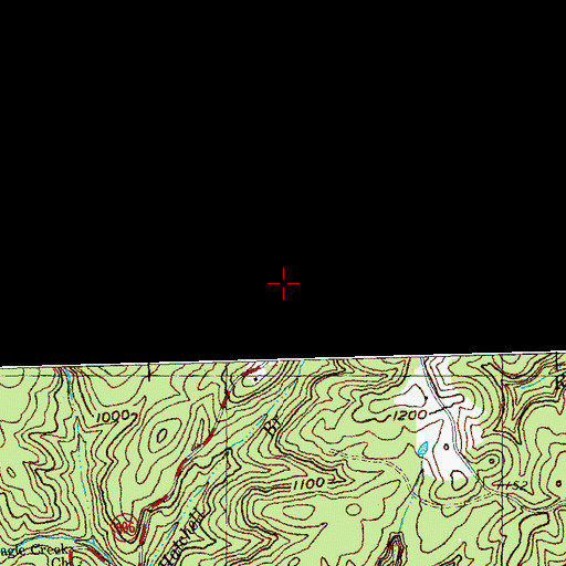 Topographic Map of Eagle - Sawyer Fire Department, KY