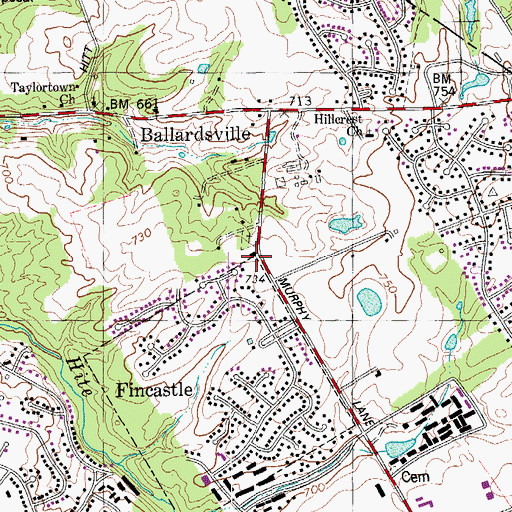 Topographic Map of Worthington Fire Department Station 1, KY