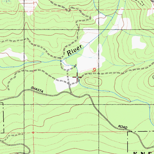 Topographic Map of Mills Ranch, CA