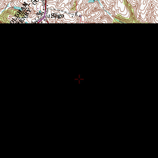 Topographic Map of Campbellsburg Fire Department, KY