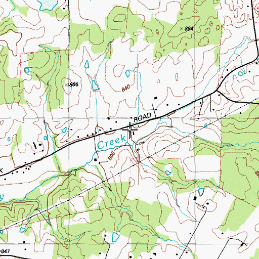 Topographic Map of Valley Creek Fire Department, KY