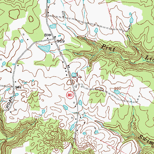 Topographic Map of Farmers Volunteer Fire Department Station 2, KY