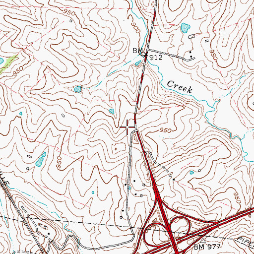Topographic Map of Winchseter Fire Department Station 3, KY