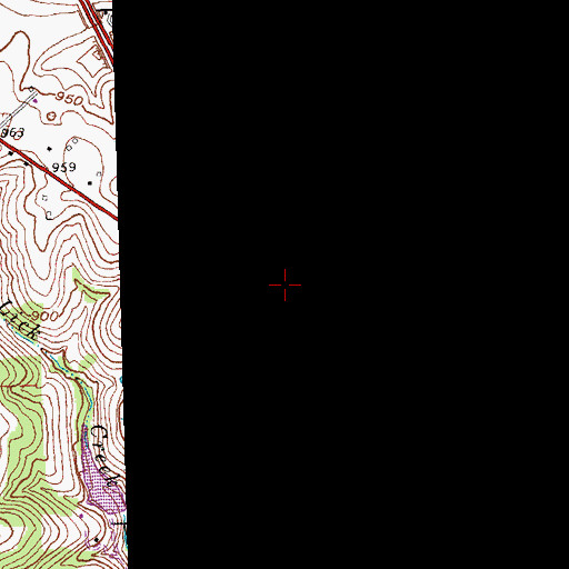Topographic Map of Lexington Fire Department Station 18, KY