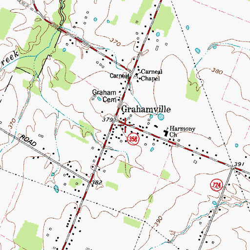 Topographic Map of West McCracken Fire Station 1, KY