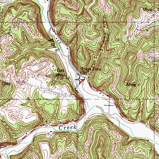 Topographic Map of Hacker Fire and Rescue Department, KY