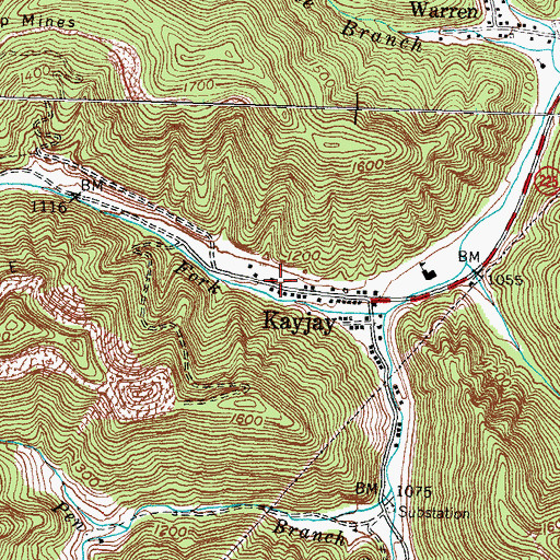 Topographic Map of Artemus Volunteer Fire Department Station 2, KY