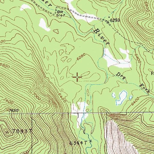 Topographic Map of Stillwater Mining Company / Medcor East Boulder Mine, MT