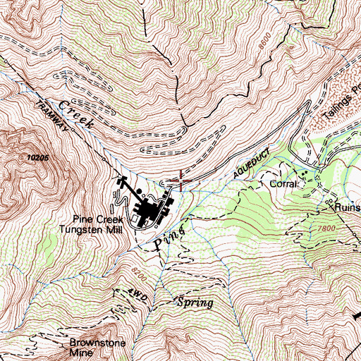Topographic Map of Morgan Creek, CA