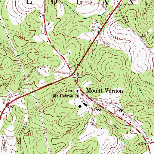 Topographic Map of Hudlow Fire and Rescue Department, NC