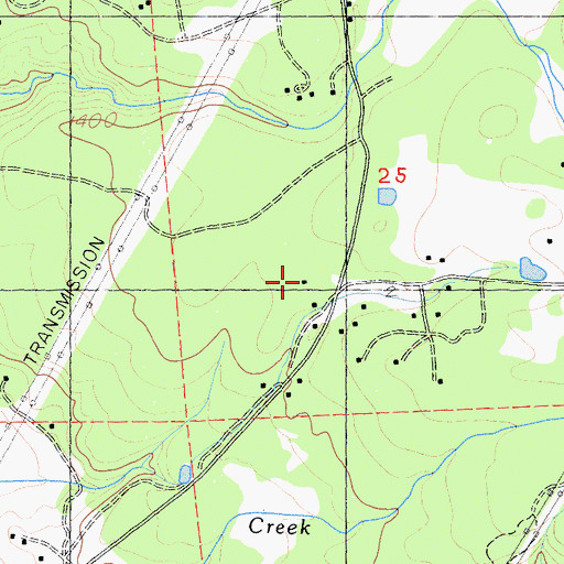 Topographic Map of Morley School, CA