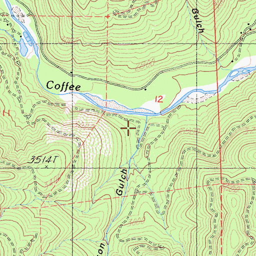 Topographic Map of Morrison Gulch, CA