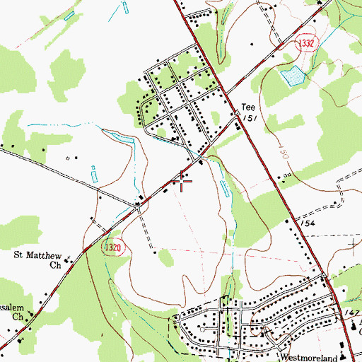 Topographic Map of Wilson Rescue Fire Department Station 5, NC