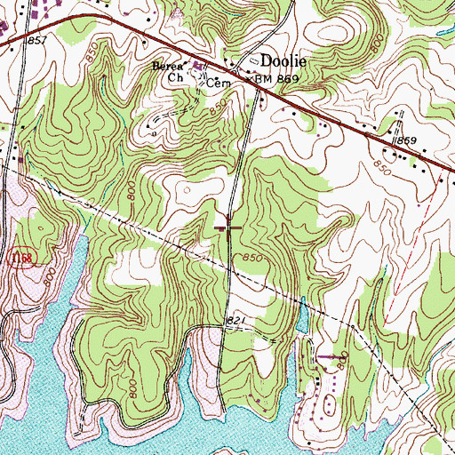 Topographic Map of Shepherds Fire Department Station 2, NC