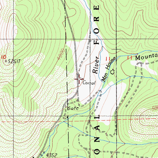 Topographic Map of Mountain House, CA